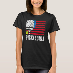 Camiseta Jugador de balonmano con bandera estadounidense