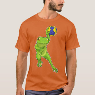 Camiseta Jugador de balonmano de rana Balonmano 2