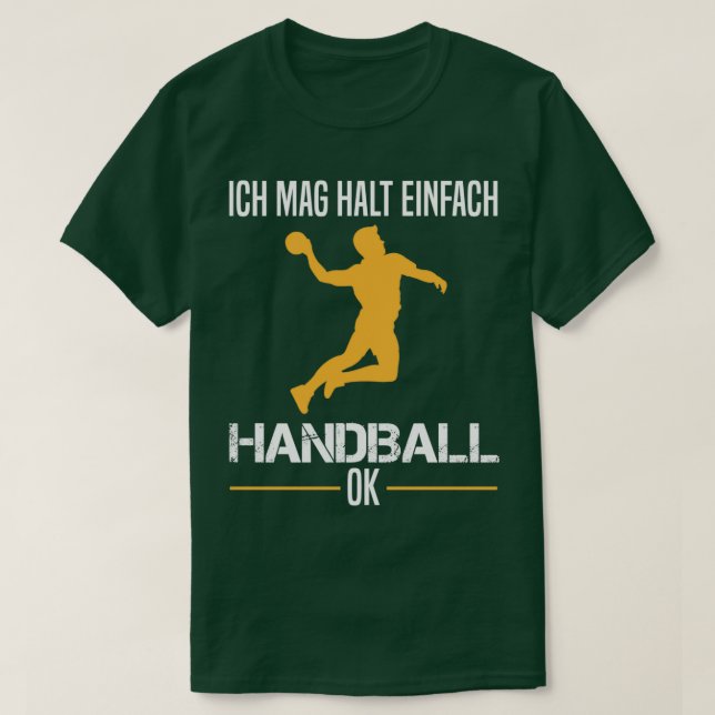Camiseta Jugador de balonmano Deportes de balonmano Cita de (Diseño del anverso)