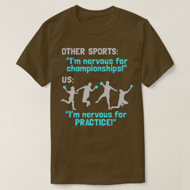 Camiseta Jugador de balonmano Funny Sport Team Gift Idea Pr (Diseño del anverso)