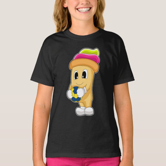 Camiseta Jugador de balonmano helado Handball (Anverso)