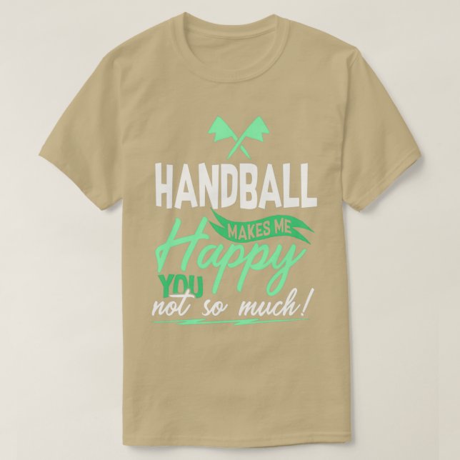 Camiseta Jugador de balonmano Hobby Sport Gift (Diseño del anverso)