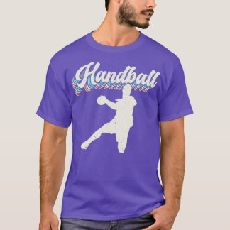 Camiseta Jugador de balonmano Retro Jugador de deportes