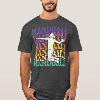 Camiseta Jugador de balonmano Retro Jugador de deportes