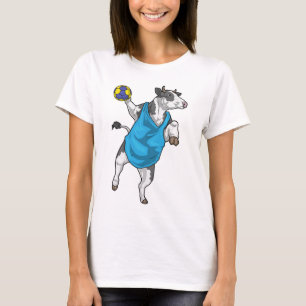 Camiseta Jugador de Balonmano Vaca Balonmano Deportes