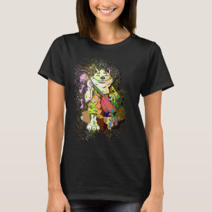 Camiseta Jugador de Banjo de Gato con Salpicaduras de Pintu