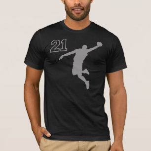 Camiseta Jugador de básquet del número 21