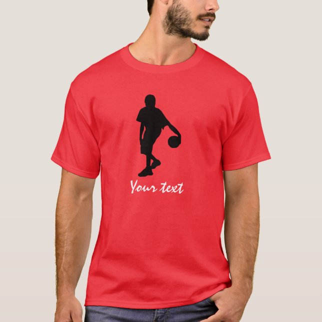 Camiseta Jugador de básquet; Rojo (Anverso)