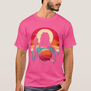 Camiseta Jugador de Básquetbol Jesús - Graciosa Religión Cr