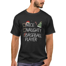Jugador De Béisbol Bonito Malvado Navidad Santa Cl