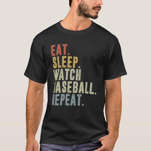 Camiseta Jugador de béisbol de repetición de Epiat Sleep Wa (Anverso)