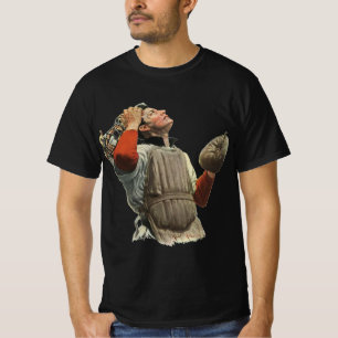 Camiseta Jugador de béisbol deportivo vintage, receptor mir