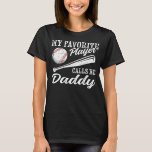 Camiseta Jugador de béisbol entrenando a mi jugador favorit