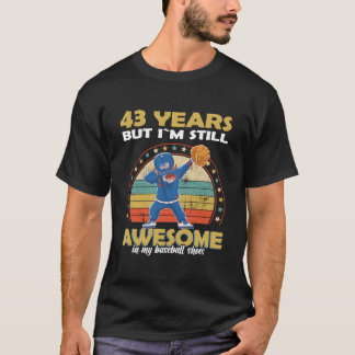 Camiseta Jugador de béisbol Increíble 43