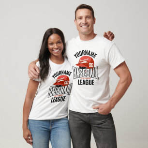 Camiseta Jugador de béisbol personalizado NOMBRE Equipo Cha