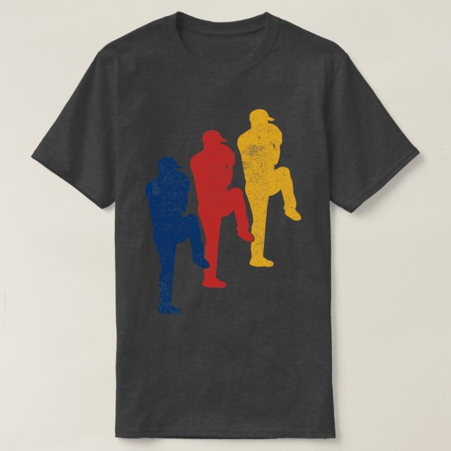 Camiseta Jugador de béisbol Pitcher (Diseño del anverso)