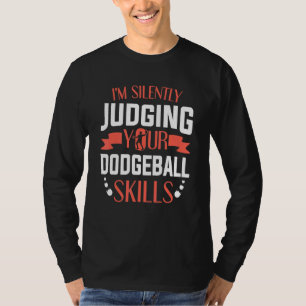 Camiseta Jugador de béisbol que estoy juzgando silenciosame