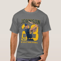 Jugador de Béisbol Senior Número Foto Personalizad