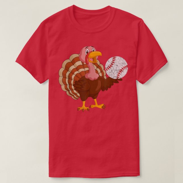 Camiseta Jugador de Béisbol Turquía Diez de Acción de Graci (Diseño del anverso)