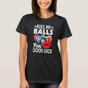 Camiseta Jugador de billar Billiard Jugador Besar Mis Bolas