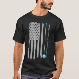 Camiseta Jugador de billar - Billiards 8 Ball Vintage Ameri