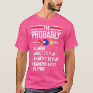 Camiseta Jugador de billar Billiards Glove Wearer Cue Bil