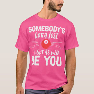 Camiseta Jugador de billar Billiards Glove Wearer Cue Bil