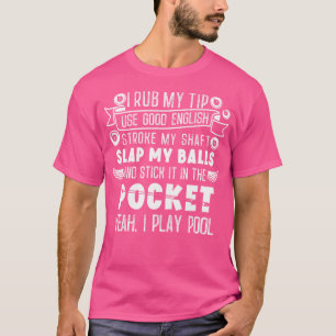 Camiseta Jugador de billar Billiards Glove Wearer Cue Bil
