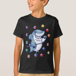 Camiseta Jugador de Billar de Tiburón I Pool Billiard I Sno