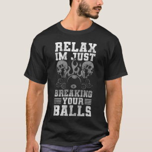 Camiseta Jugador de billar deporte taco niño