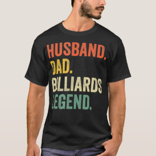 Camiseta Jugador de billar Divertido marido papá Billiards