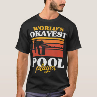Camiseta Jugador de billar oker Retro más divertido del mun