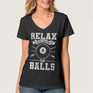 Camiseta Jugador de billar y juego de billar