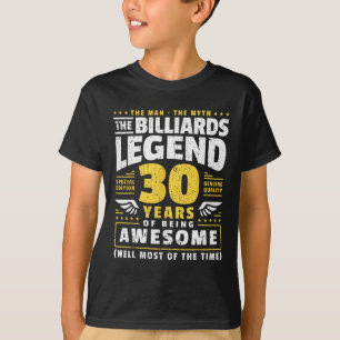 Camiseta Jugador de Billetes de 30 años Billia de 30 años