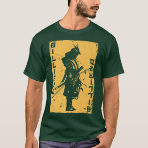 Camiseta Jugador de Billetes Samurai Japón Guerrero Snooker