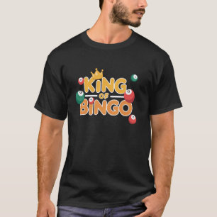 Camiseta Jugador de Bingo Apuestas Lotería Cartón de Bingo