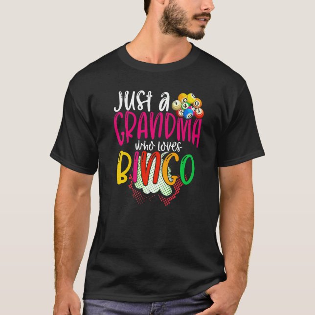 Camiseta Jugador de Bingo Jubilado con Lotería (Anverso)