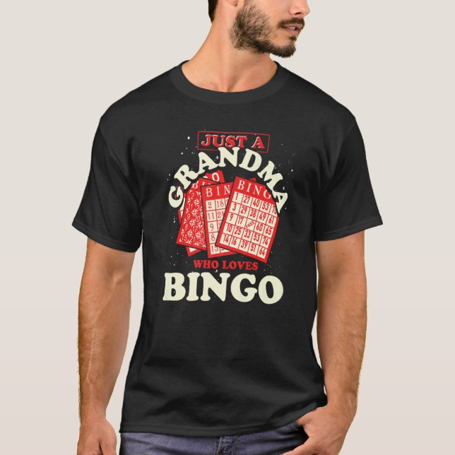 Camiseta Jugador de Bingo Jubilado Lotto Abuela Retireme (Anverso)