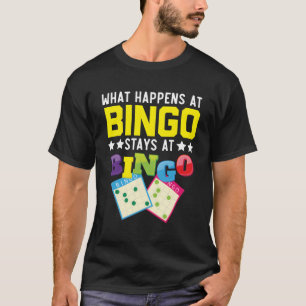 Camiseta Jugador de Bingo Llamador de apuestas Casino