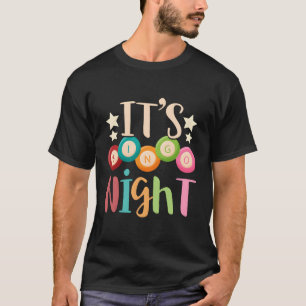 Camiseta Jugador de Bingo Nocturno Jugador de apuestas Lote