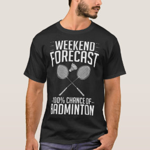 Camiseta Jugador de Birdie de la raqueta del transbordador 