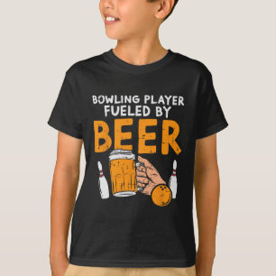 Camiseta Jugador de boliche alimentado al divertido jugador