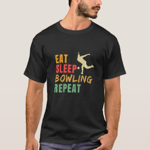 Camiseta Jugador de bolos de repetición de bolos Bo