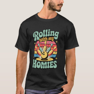 Camiseta Jugador de bolos deporte de bolos fanático de bolo
