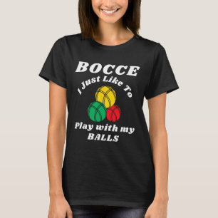 Camiseta Jugador De Bolos Por Diversión Dichos De Humor