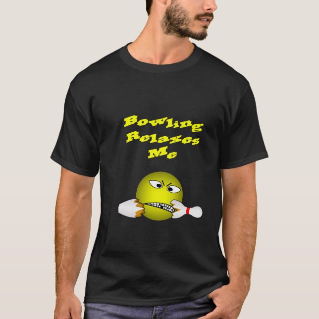 Camiseta Jugador de bolos relajado (Anverso)
