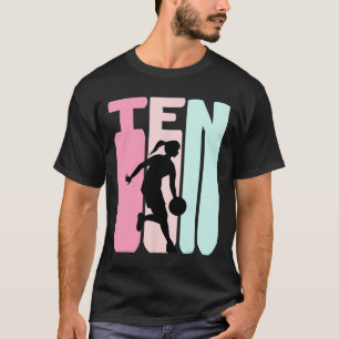 Camiseta Jugador de Bsketbyll Retro de Cumpleaños de 10 año