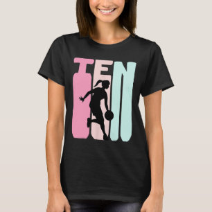 Camiseta Jugador de Bsketbyll Retro de Cumpleaños de 10 año