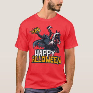 Camiseta Jugador de cabeza de calabaza de caballos de media