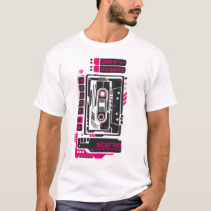 Camiseta Jugador de cassette de futuro retro